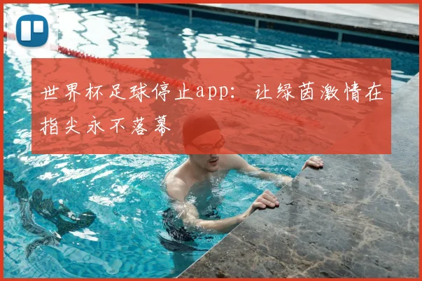 世界杯足球停止app：让绿茵激情在指尖永不落幕